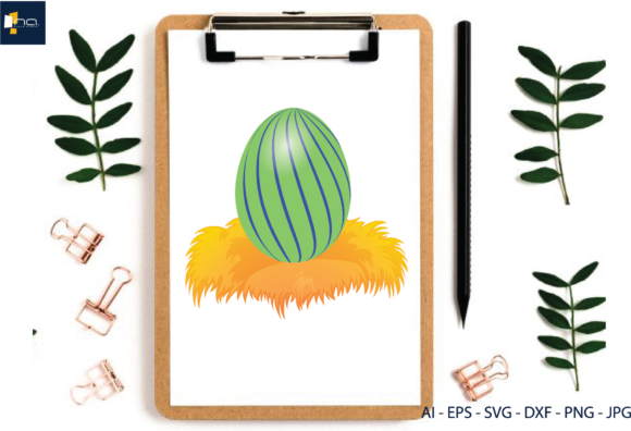 Download Easter Decorative Eggs on Straw - Decorative eggs Collection