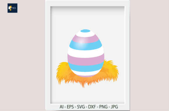 Download Easter Decorative Eggs on Straw - Decorative eggs Collection