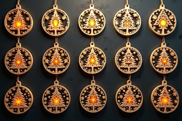 Download Christmas Ornament Laser Cut Design - Premium Bundle