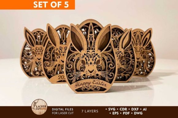 Download Easter Decorative Eggs Bundle, Cut File - Decorative eggs Collection