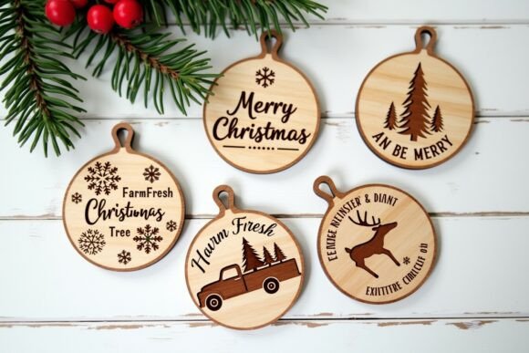 Download Christmas Ornament Laser Cut Design - Premium Resources