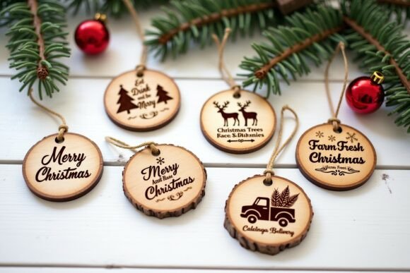 Download Christmas Tree Ornament Laser Cut Design - Premium Bundle