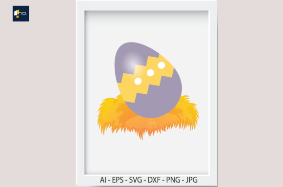 Download Easter Decorative Eggs on Straw - Decorative eggs Collection